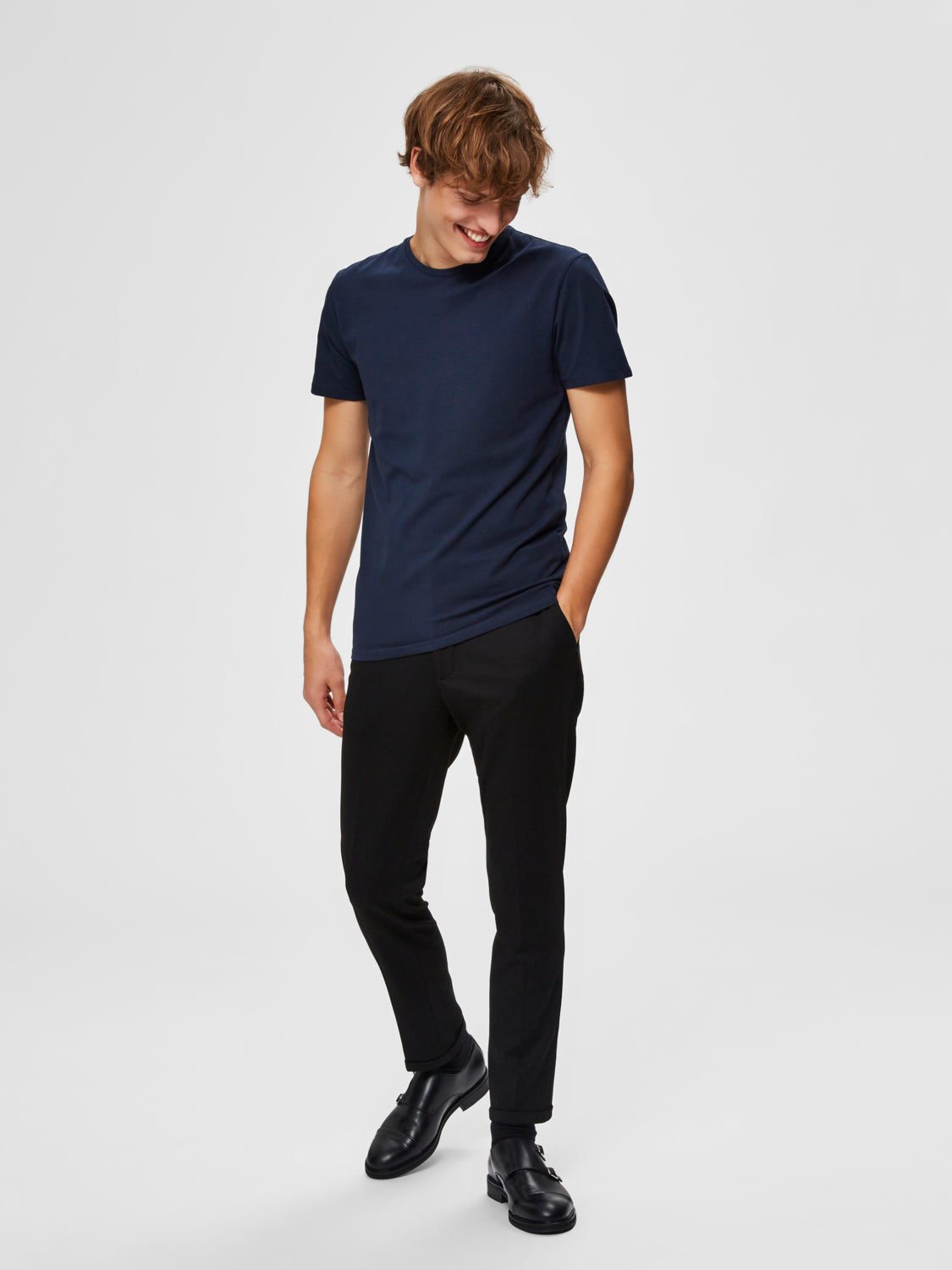 SLHNEWPIMA T-Shirt - navy blazer